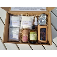 Hibiszkuszos fürdőgolyó készítő csomag