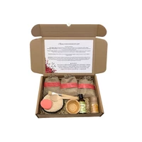 Karácsonyi DIY arcmaszk doboz nyitva