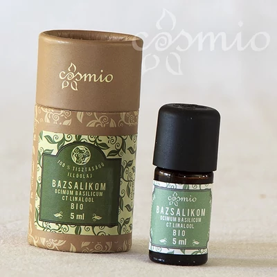 Cosmio Bazsalikom illóolaj BIO 10ml