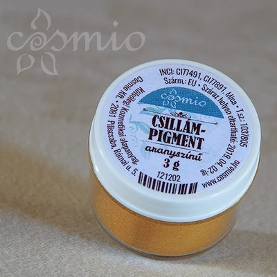 Cosmio arany kozmetikai csillámpigment 3g