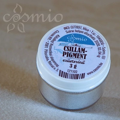 Cosmio ezüst kozmetikai csillámpigment 3g