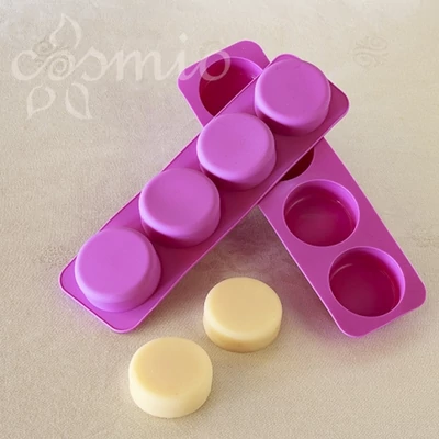 Cosmio szilikon öntőforma, kerek vendégszappan 1db