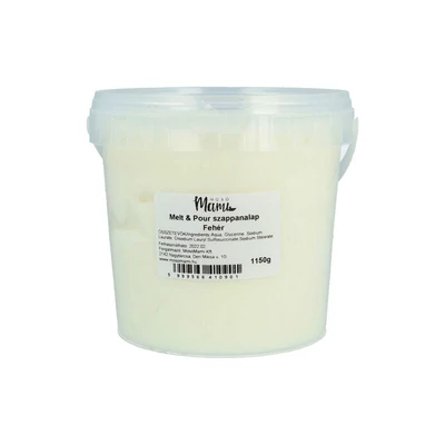 MosóMami Melt and Pour szappanalap fehér 1150g
