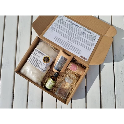 Körömvirágos fürdősó készítő szett